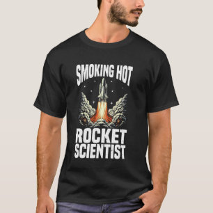 Camiseta Ciência da fogueira do engenheiro aeroespacial