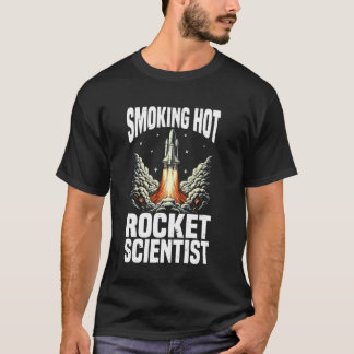 Camiseta Ciência da fogueira do engenheiro aeroespacial