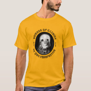 Camiseta Ciência da ilusão Tee da Perspectiva do Casal Crân