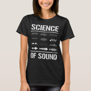 Camiseta Ciência Da Música De Som Música Música Cara Técnic