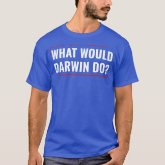 Camiseta Ciência da Química Laboratório de Biologia Darwin
