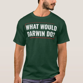 Camiseta Ciência da Química Laboratório de Biologia Darwin