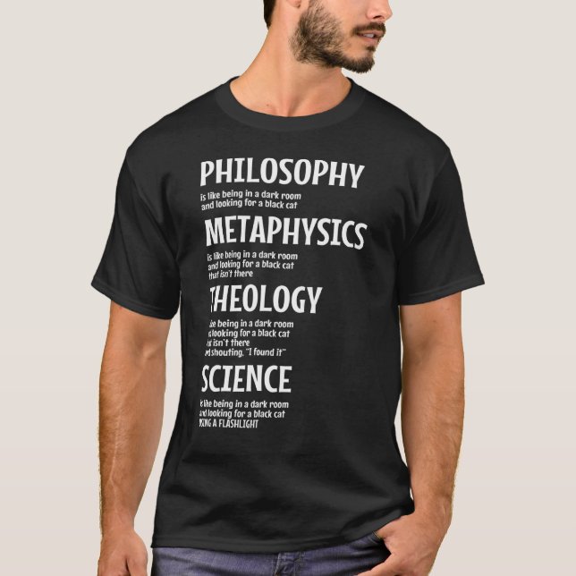 Camiseta Ciência da Teologia da Metafísica da Filosofia (Frente)