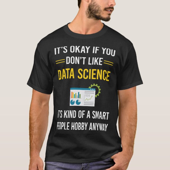 Camiseta Ciência de Dados de Pessoas Inteligentes (Frente)