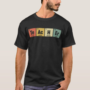 Camiseta Ciência de Elementos para Professores de Mesas Per