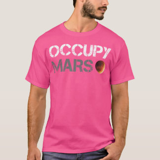 Camiseta Ciência de Fogão do Explorador Espacial do Occupy 