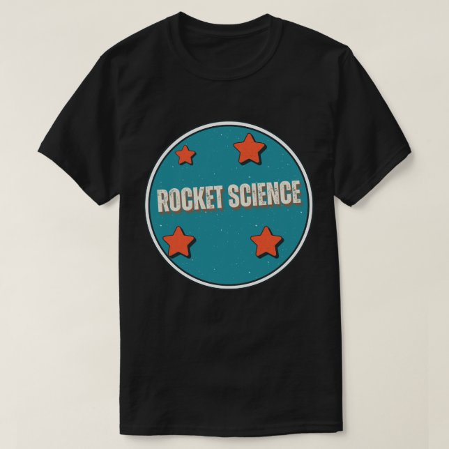 Camiseta Ciência de Foguetes (Frente do Design)