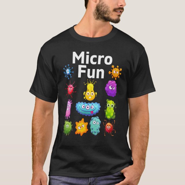 Camiseta Ciência de Microbiologia Microbiologista Aprendiza (Frente)