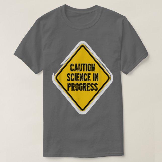 Camiseta Ciência De Precaução Em Curso (Frente do Design)