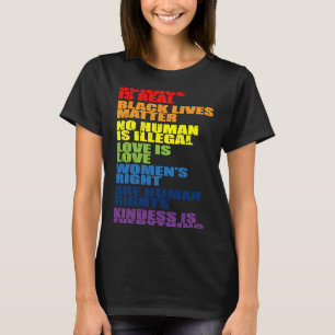 Camiseta Ciência Direitos Humanos Direitos da Mulher