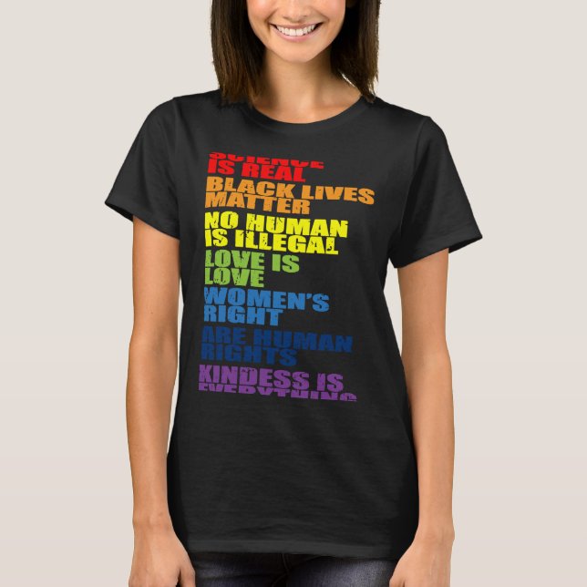 Camiseta Ciência Direitos Humanos Direitos da Mulher (Frente)