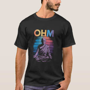 Camiseta Ciência Divertida Professor Nerdy Meditação da Lei