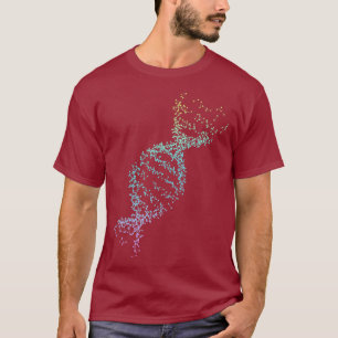 Camiseta Ciência DNA Dupla Hélice Mulheres Professor