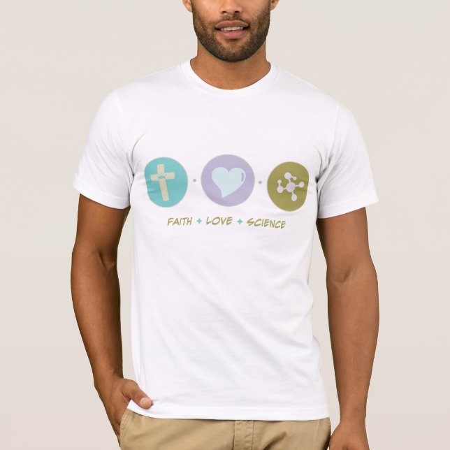 Camiseta Ciência do amor da fé (Frente)