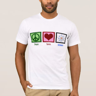 Camiseta Ciência do amor da paz