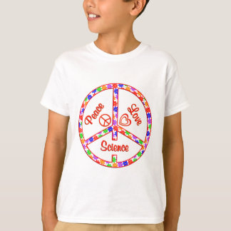 Camiseta Ciência do amor da paz