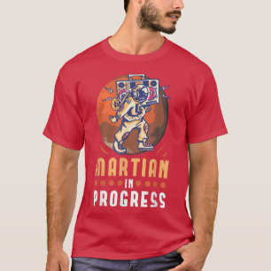 Camiseta Ciência do Astronauta Espacial em Andamento, Nasa1