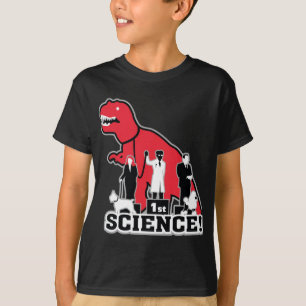 Camiseta Ciência do ~ da exposição de cães do dinossaur