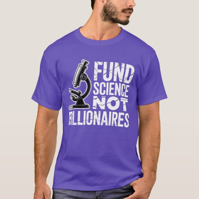 CAMISETA CIÊNCIA DO FUNDO NÃO BILHÕES (Frente)