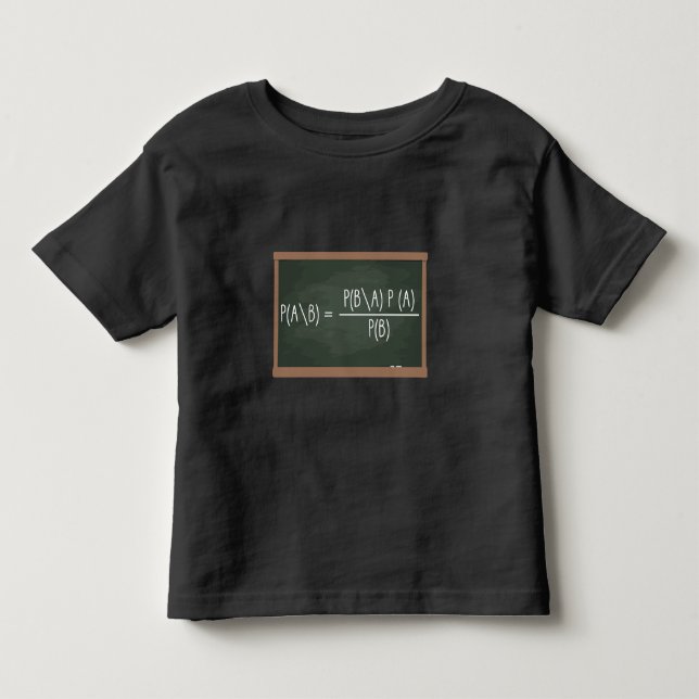 Camiseta Ciência dos Dados da Teoria da Probabilidade de Ba (Frente)