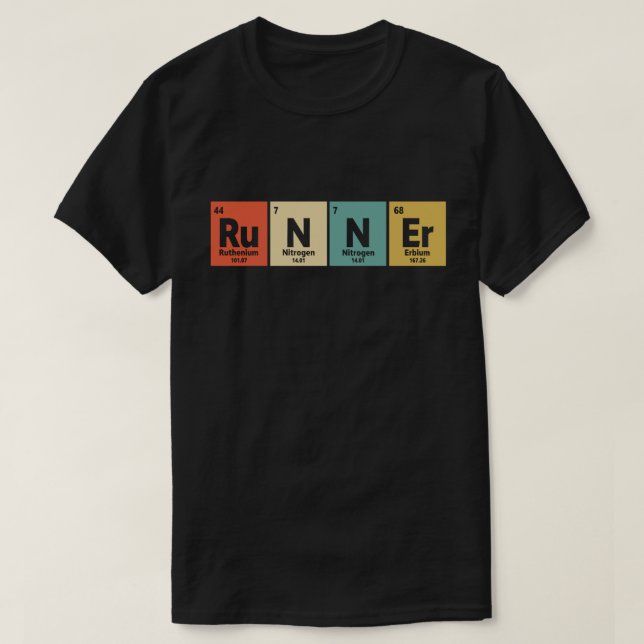 Camiseta Ciência dos Runner Periódicos da Maratona de Mesas (Frente do Design)