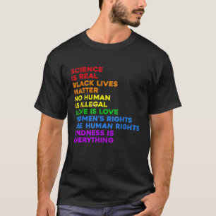 Camiseta Ciência é amor real é amor as mulheres Gay