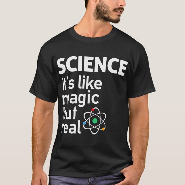 Camiseta CIÊNCIA É como magia amiga (Frente)