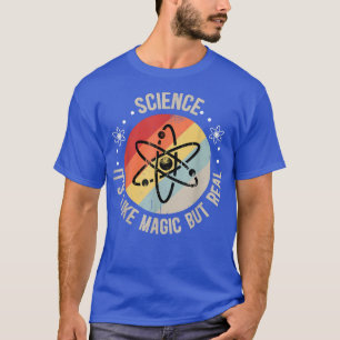 Camiseta Ciência é como magia, mas ciência engraçada