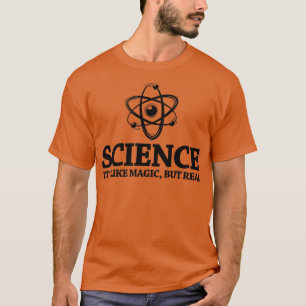 Camiseta Ciência É Como Magia, Mas Professores Engraçados P