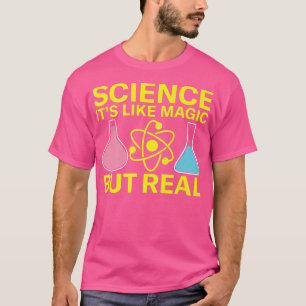 Camiseta Ciência É como Magia, mas Química Verdadeiramente