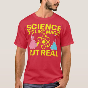 Camiseta Ciência É como Magia, mas Química Verdadeiramente 