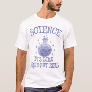 Camiseta Ciência - É como Magia, mas Real