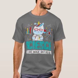 Camiseta Ciência é como magia, mas real - Ciência Unicórnic