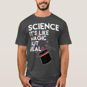Camiseta Ciência, é como Magia, mas Real! Pro Science Mar