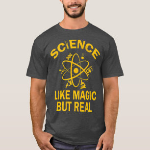 Camiseta Ciência É como Magia, mas Retro Verdadeiro Vintage