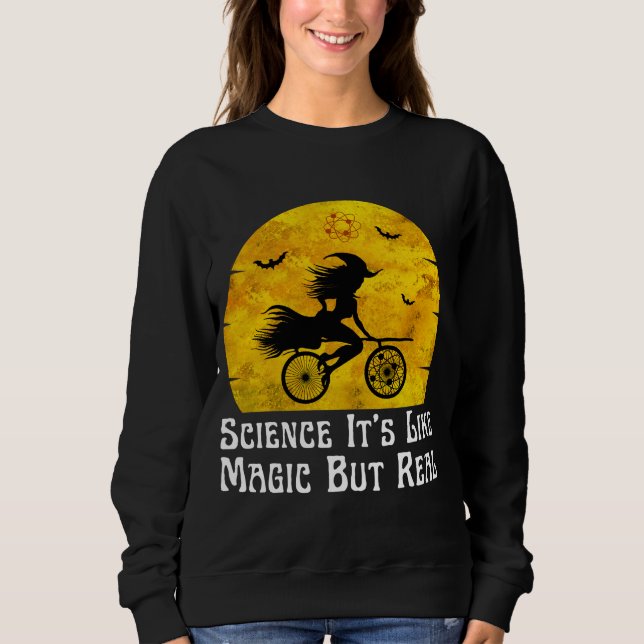 Camiseta ciência é como mágica, mas real (Frente)