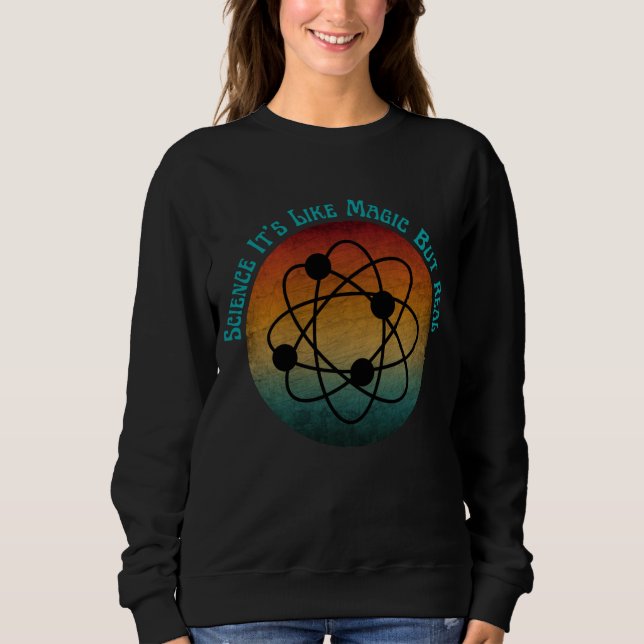 Camiseta ciência é como mágica, mas real (Frente)