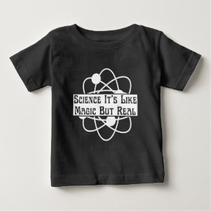 Camiseta ciência é como mágica mas real 
