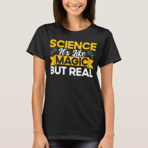 Camiseta Ciência É Como Química Magica Mas Real