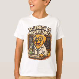 Camiseta Ciência é incrível - Cientista Canino
