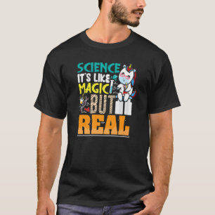Camiseta Ciência É Magia Mas Cientista De Verdadeiro Unicór