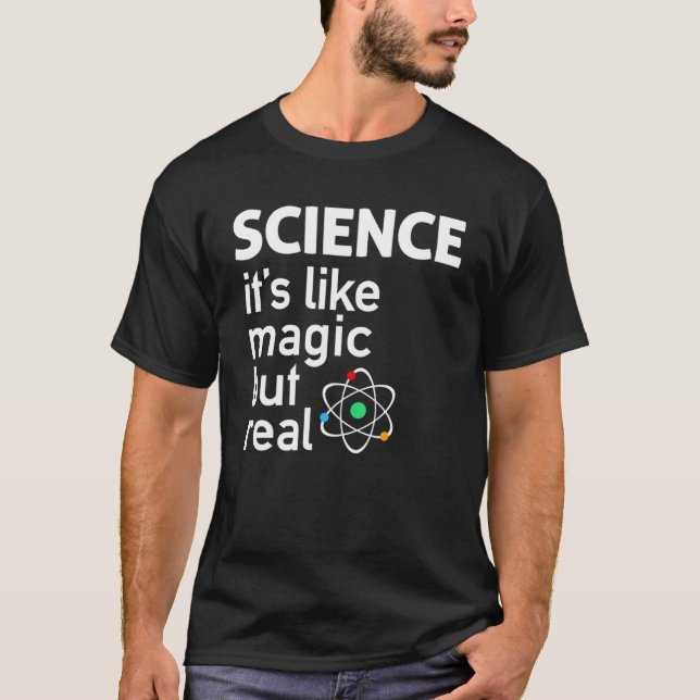 Camiseta Ciência É Mágica Mas Real (Frente)