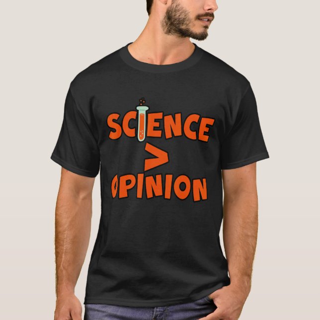 Camiseta Ciência é maior que opinião (Frente)