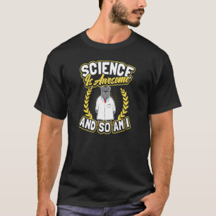 Camiseta Ciência é o incrível Bulldog Rocket Scientist