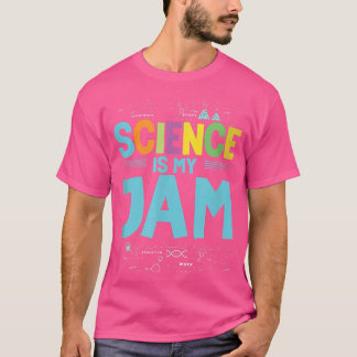 Camiseta Ciência é o meu nerd de química cientista de doces