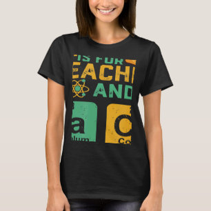 Camiseta Ciência É Para Professores Tacos Física Química