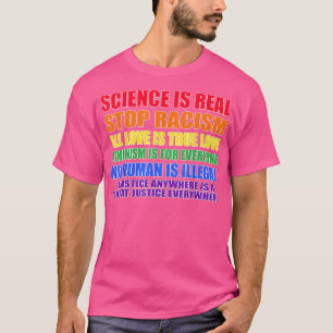 Camiseta Ciência É Parada Real Todo Amor É Feminismo Lgbt 5
