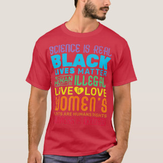 Camiseta Ciência é Real Black Lives Matter Month (1)