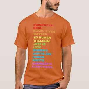 Camiseta Ciência é Real Black Lives Matter Month (2