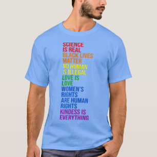 Camiseta Ciência é Real Black Lives Matter Month (4